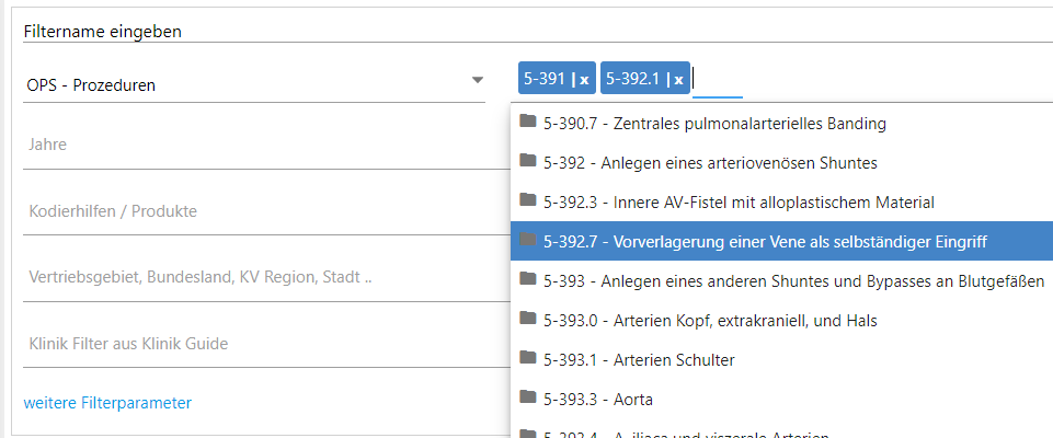 multiselect durch halten der shift taste